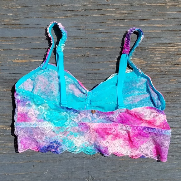 *SOLD* Tie Dye Floral Lace Bralette & Panty Set - Picture 2 of 7